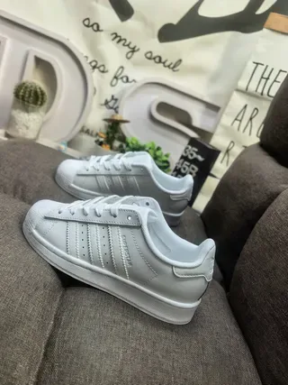 Adidas Superstar Light Gray Lifestyle Sneakers 7
