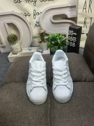 Adidas Superstar Light Gray Lifestyle Sneakers 10