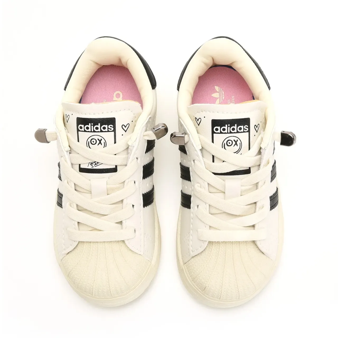 Adidas Superstar Off-White Shell Toe Lifestyle Sneakers 16