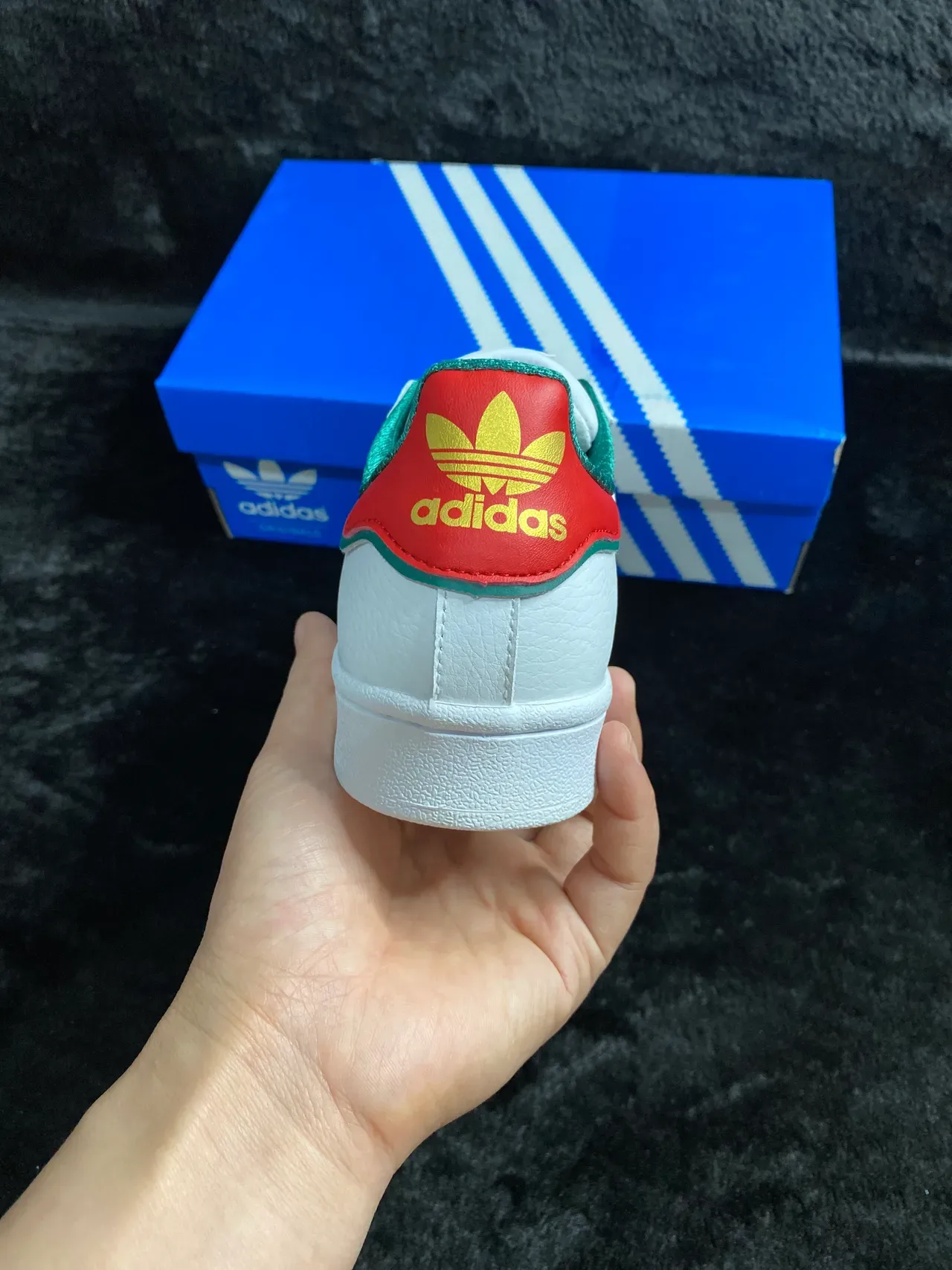 Adidas Superstar Blanc Rouge Vert Chaussures Lifestyle 9
