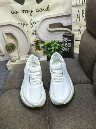 Adidas White Black Knit Upper Oversized Sculpted Midsole Chunky Sneakers 10