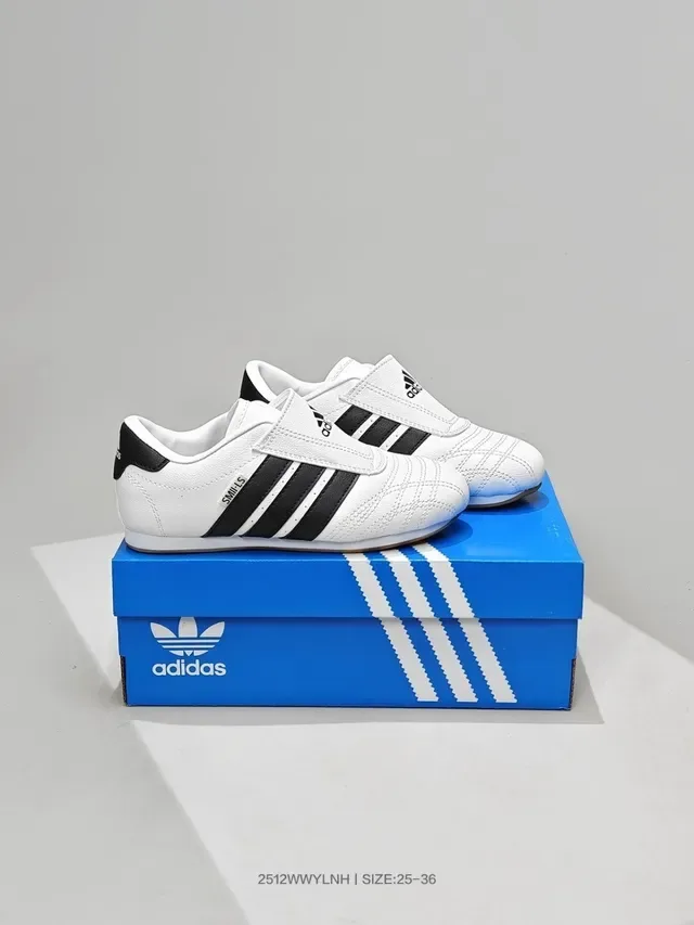 Adidas White Purple Laceless Velcro Closure Quilted Upper Sneakers 10
