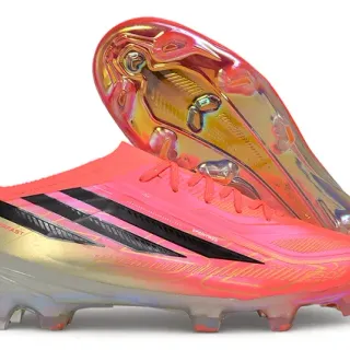 Adidas X Hyperfast Rose iridiscente terrain ferme Chaussures de football