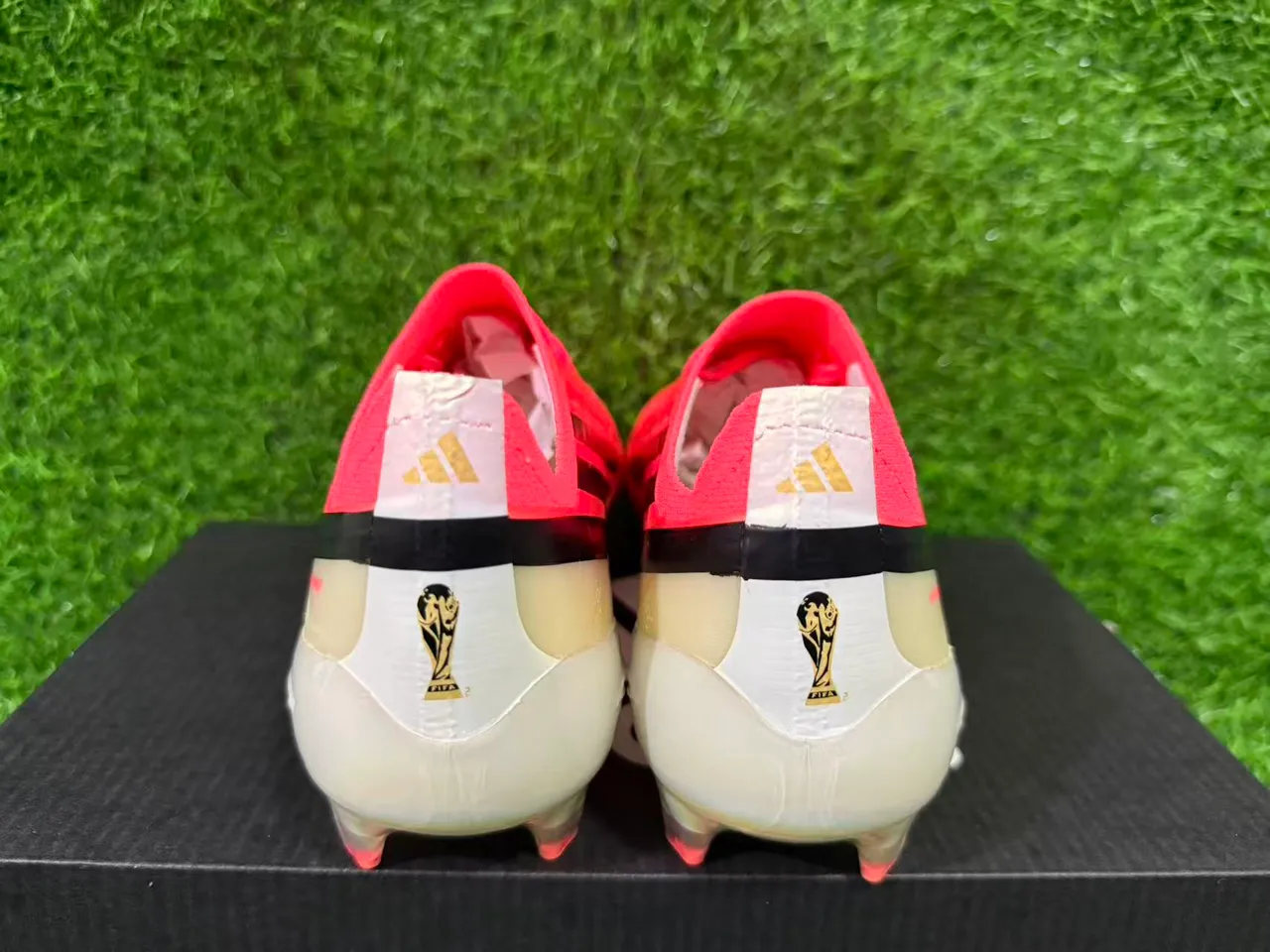 Adidas X Hyperfast Rose iridiscente terrain ferme Chaussures de football 6