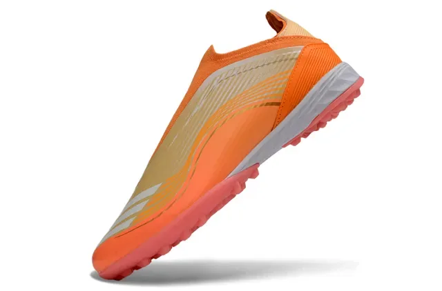 Adidas X Speedflow Orange Blanc Rose Chaussures de Football Turf 12