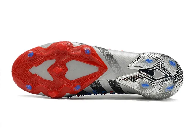 Adidas X Speedflow Silver Red Blue Firm-Ground Chaussures de football 6