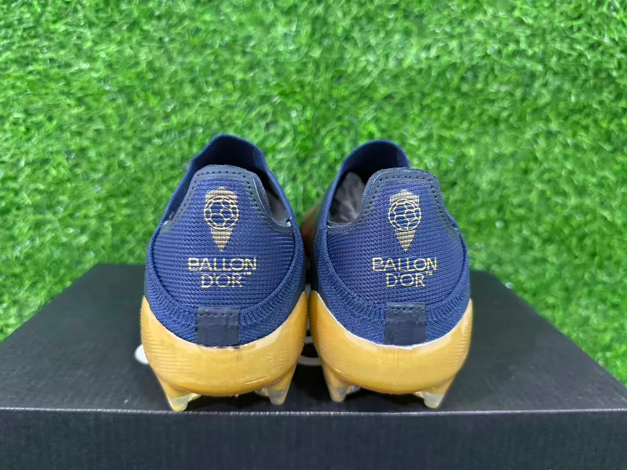 Adidas X Speedportal Dembélé Navy Gold Holographic Firm-Ground Chaussures de football 11