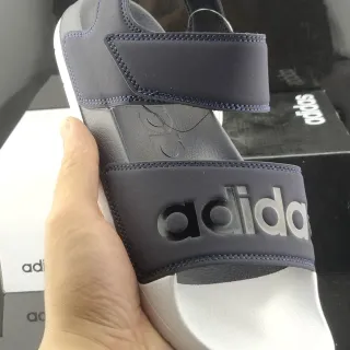 Adidas Yeezy Slide أزرق بحري وأبيض كاجوال صندل