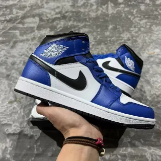 Air Jordan 1 zapatillas de baloncesto azul real blanco negro