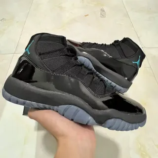 Air Jordan 11 Preto Turquesa Tênis de Basquete