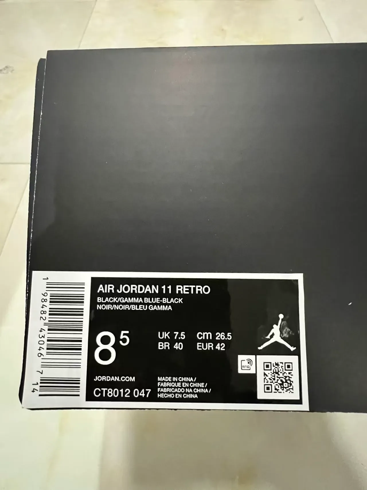 Air Jordan 11 Black Turquoise Basketball Shoes 10