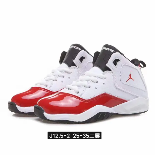Zapatillas de baloncesto Air Jordan 12 Retro blanco negro rojo 6