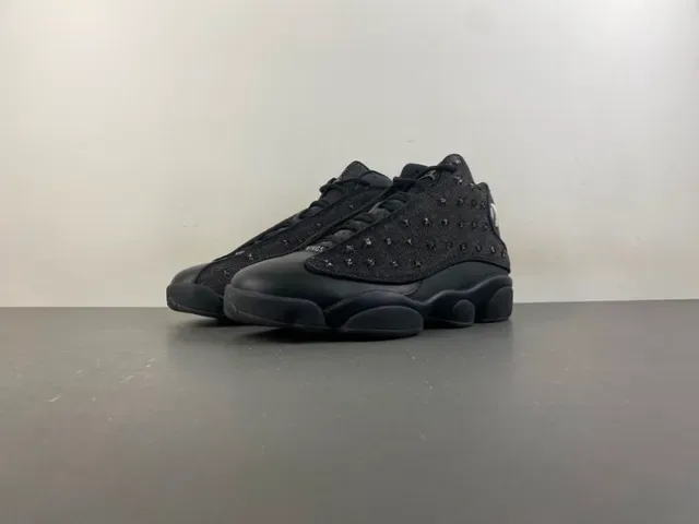 Air Jordan 13 কালো ডেনিম স্টাডেড বাস্কেটবল জুতা 12