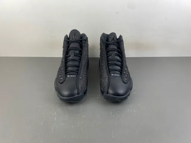 Air Jordan 13 কালো ডেনিম স্টাডেড বাস্কেটবল জুতা 13
