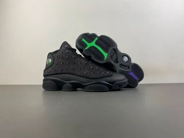 Air Jordan 13 কালো ডেনিম স্টাডেড বাস্কেটবল জুতা 14