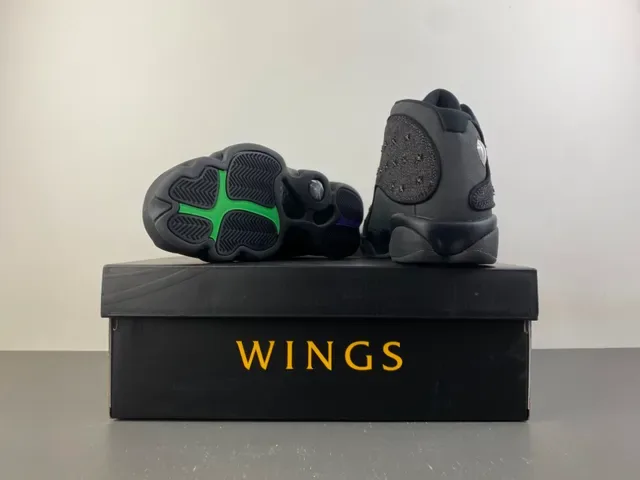 Air Jordan 13 কালো ডেনিম স্টাডেড বাস্কেটবল জুতা 18