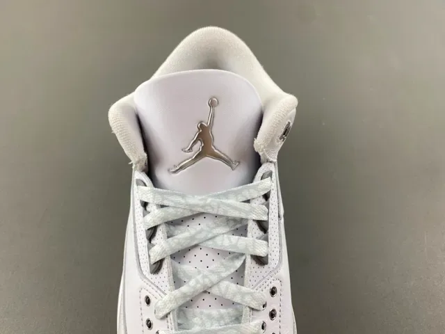 Air Jordan 3 Zapatillas de Baloncesto con Impresión de Elefante Blanco 6