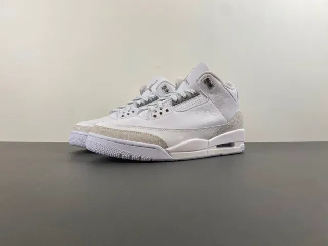 Air Jordan 3 Zapatillas de Baloncesto con Impresión de Elefante Blanco 10