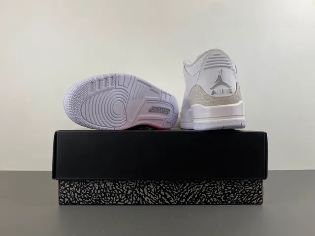Air Jordan 3 Zapatillas de Baloncesto con Impresión de Elefante Blanco 16
