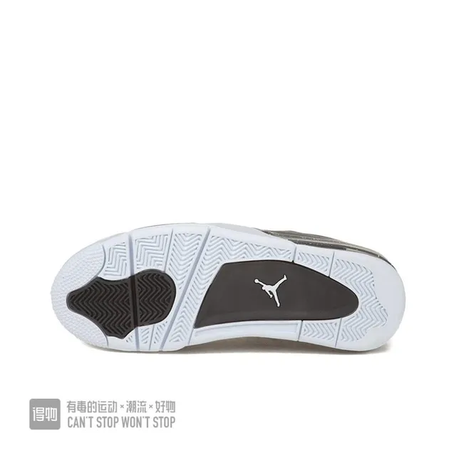 Air Jordan 4 深灰色麂皮网面斑点外底篮球鞋 2