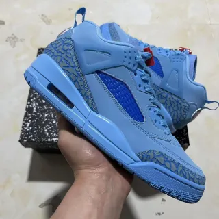 Air Jordan 4 लाइट ब्लू एलिफेंट बास्केटबॉल जूते