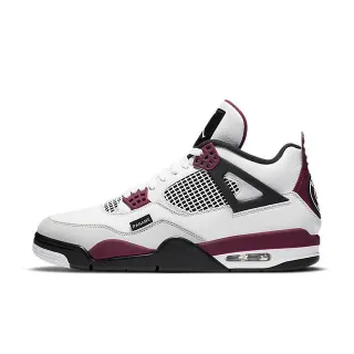 Air Jordan 4 白色 酒红色 黑色 篮球鞋
