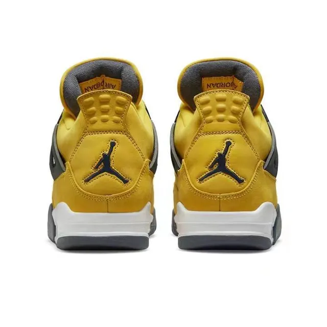 Air Jordan 4 黄黑白篮球鞋 3