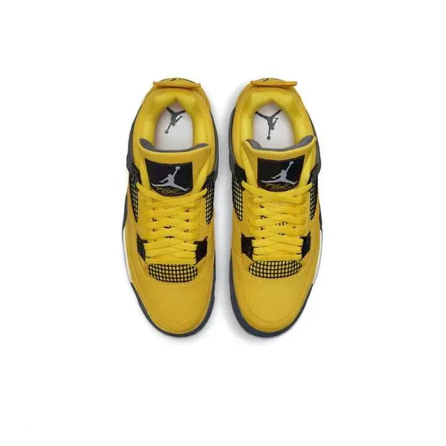 Air Jordan 4 黄黑白篮球鞋 4