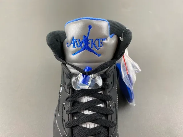 Air Jordan 5 Black Royal Blue NY Basketball Shoes 6