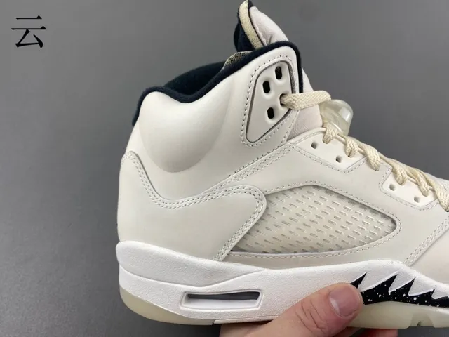 Air Jordan 5 Off-White नेवी बास्केटबॉल जूते 2