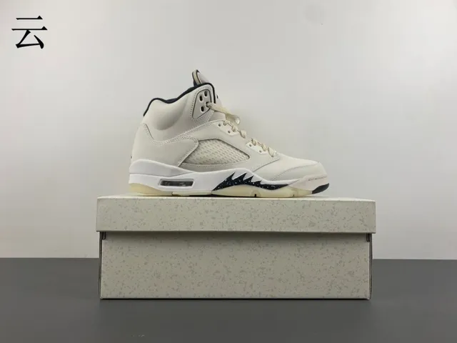 Air Jordan 5 Off-White नेवी बास्केटबॉल जूते 13