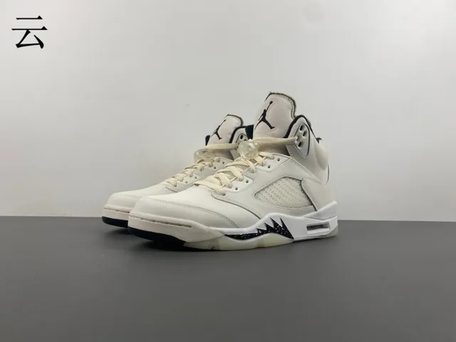Air Jordan 5 Off-White नेवी बास्केटबॉल जूते 14