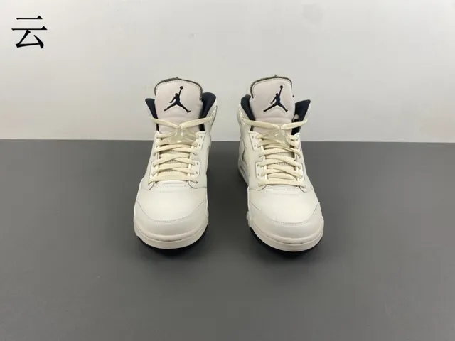 Air Jordan 5 Off-White नेवी बास्केटबॉल जूते 15