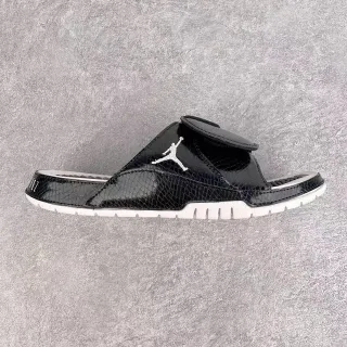 Air Jordan Hydro Slide 黑色蛇皮纹理拖鞋