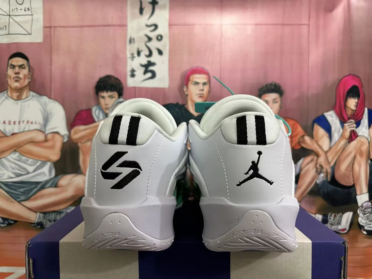 Air Jordan ISOPLETE সাদা সবুজ নিয়ন বাস্কেটবল জুতো 3
