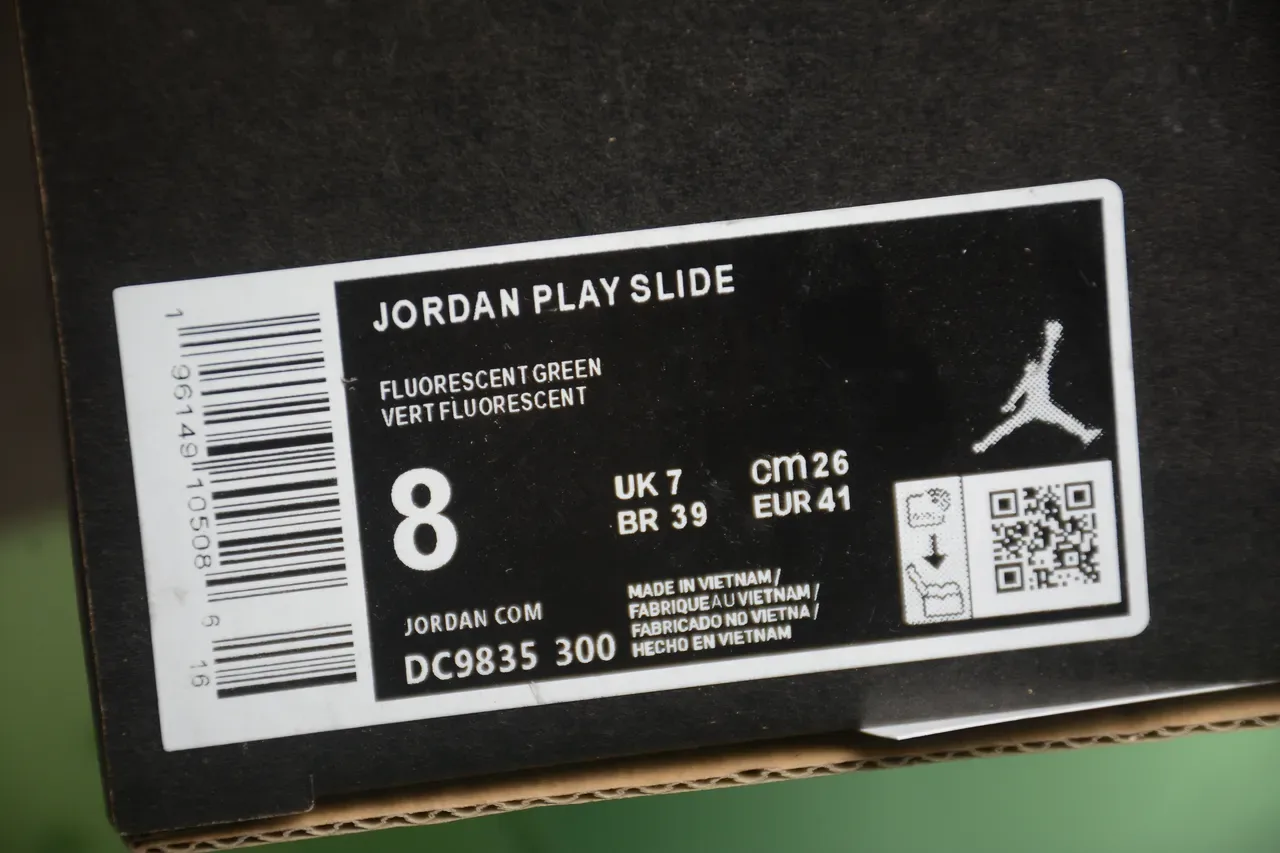 صنادل Air Jordan Slide Mint Green 2