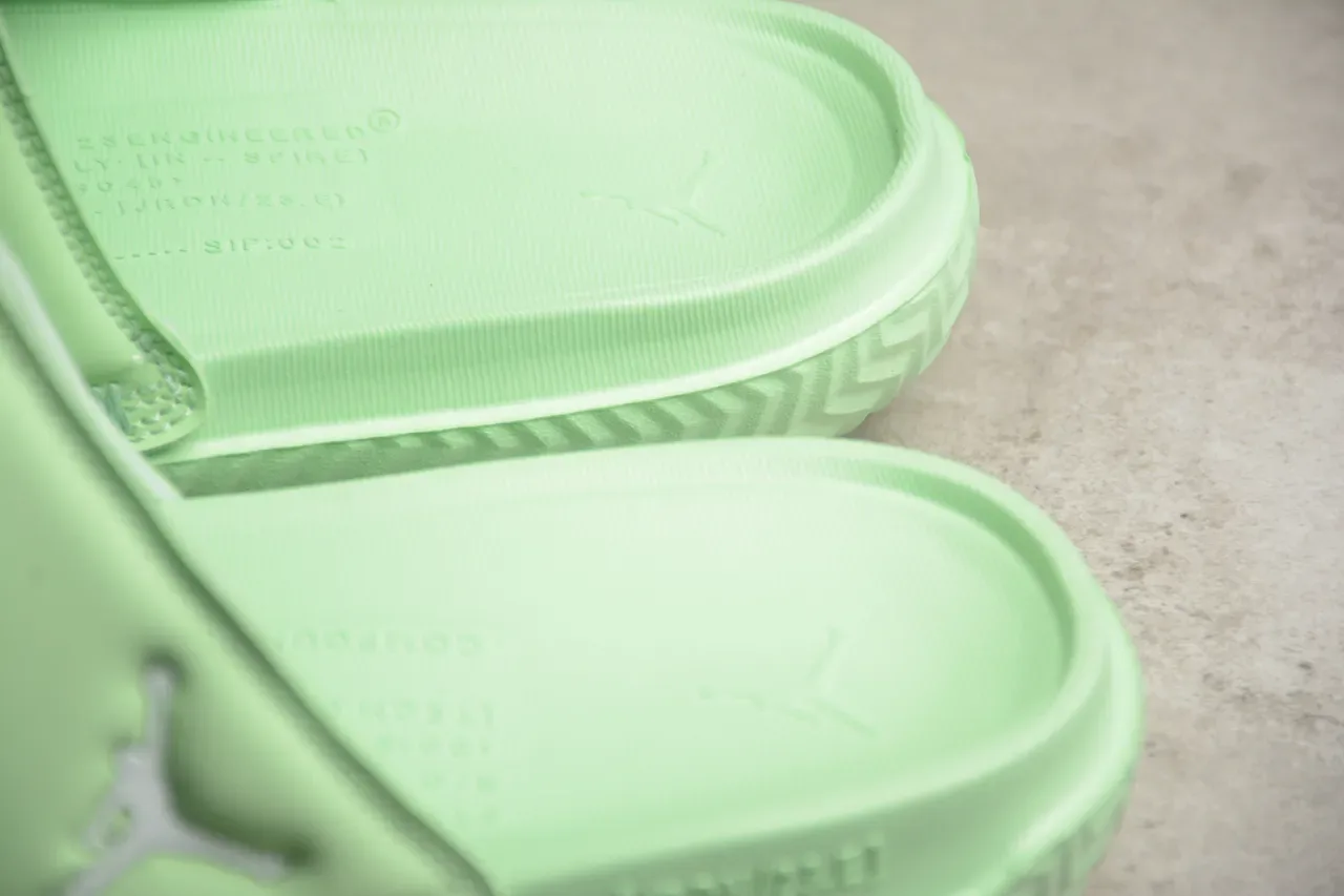 صنادل Air Jordan Slide Mint Green 5
