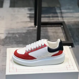 Alexander McQueen Oversized Sneaker White Red Black Lifestyle Sneakers