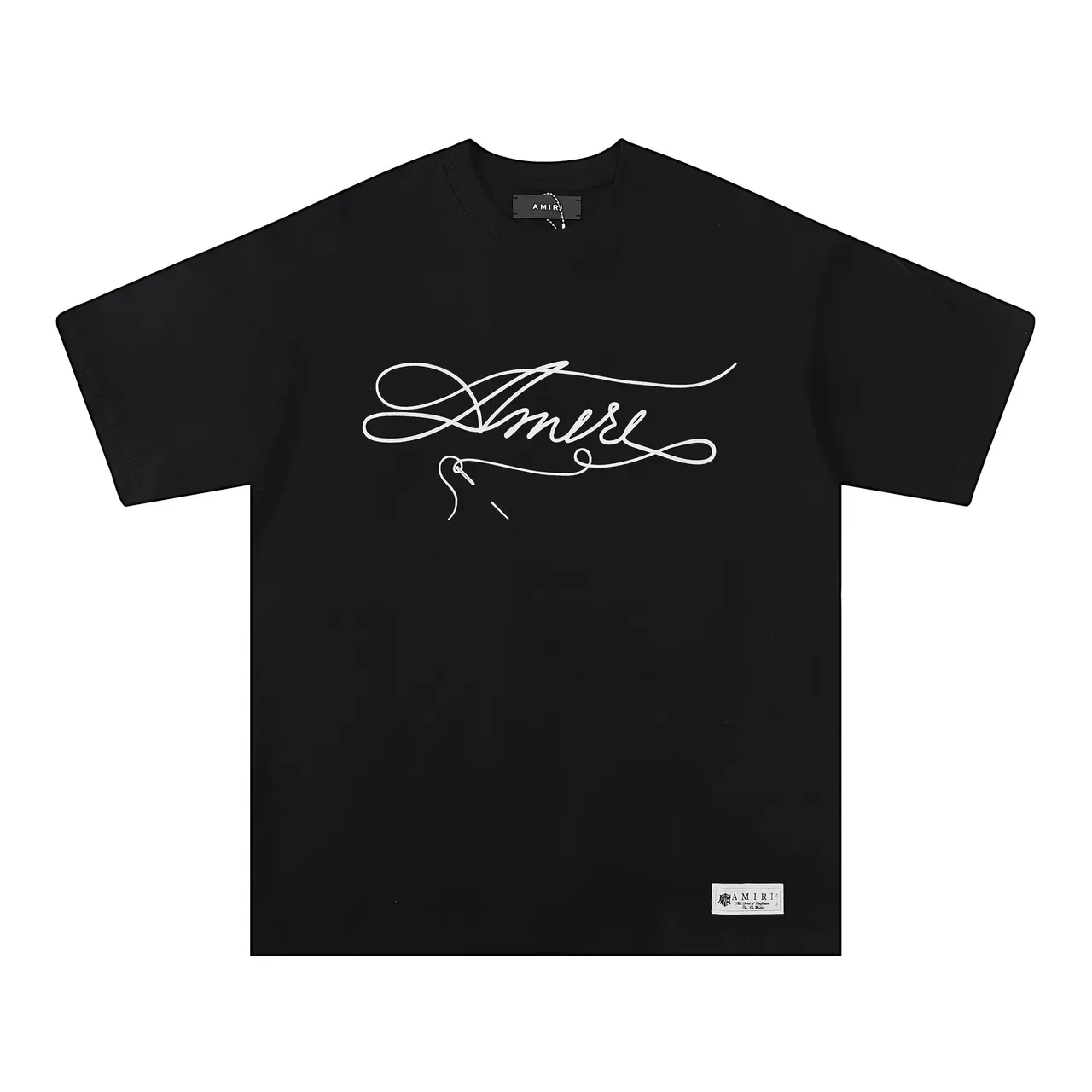 Amiri Cursive Logo Oversized T-Shirt 3