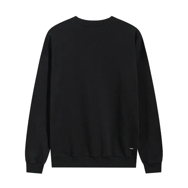 Amiri pull noir à col rond imprimé graphique 3