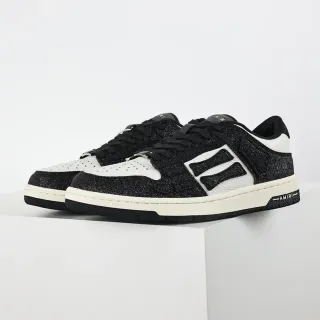 Amiri MA Court Zapatillas Lifestyle Negras con Glitter y Blancas