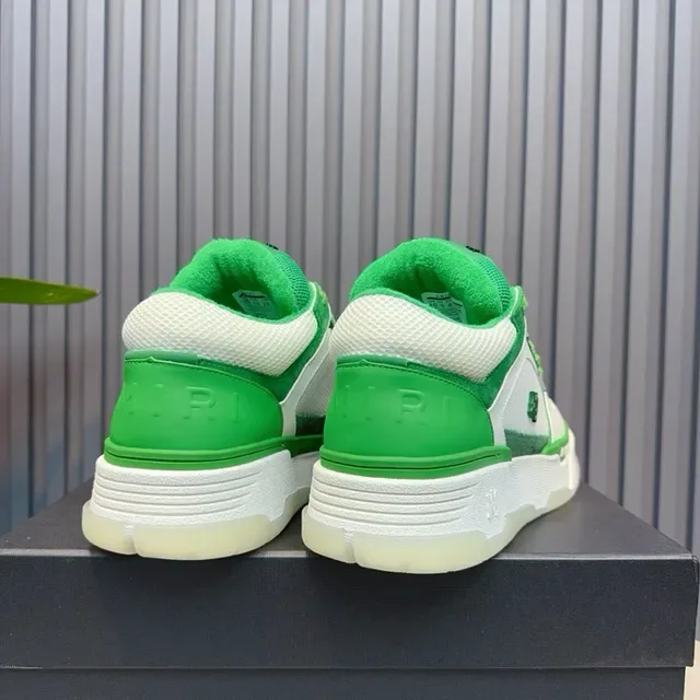 Amiri MA Court verde y blanco lifestyle sneakers 5