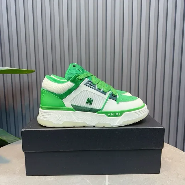 Amiri MA Court verde y blanco lifestyle sneakers 9