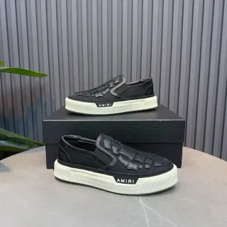 Amiri Skel Top Low কালো এবং ক্রিম লাইফস্টাইল স্নিকার