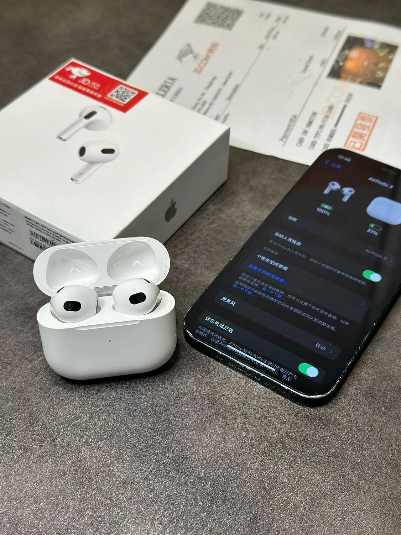 Apple AirPods Third Generation White TWS Earbuds 3