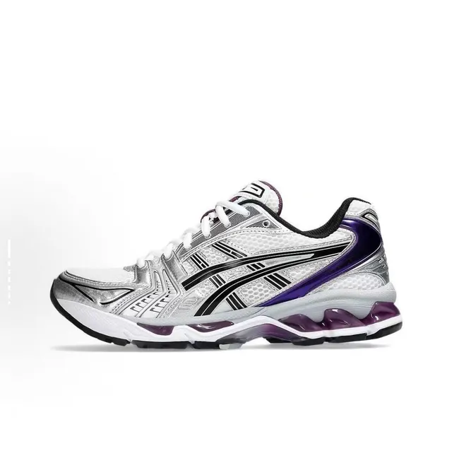 ASICS Gel-Kayano 14 White Black Silver Running Shoes 3