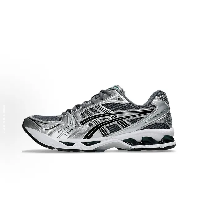 ASICS Gel-Kayano 14 White Black Silver Running Shoes 10