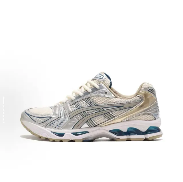 ASICS Gel-Kayano 14 White Black Silver Running Shoes 16