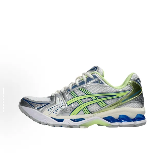 ASICS Gel-Kayano 14 White Black Silver Running Shoes 23