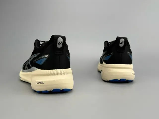ASICS Gel-Kayano Black Cream Blue Running Shoes 2